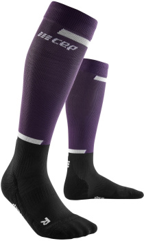 The-Run-Socks-Tall-violet-black-WP20SR-WP30SR-front-2