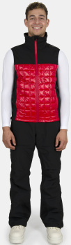 Gender neutral-Edge Cross-Ski-Vest-red-black-Vist-3
