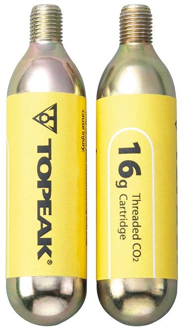 Комплект баллонов CO2 16г TOPEAK 16G THREADED CO2 CARTRIDGE